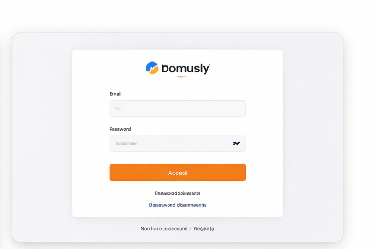 Domusly — Login admin